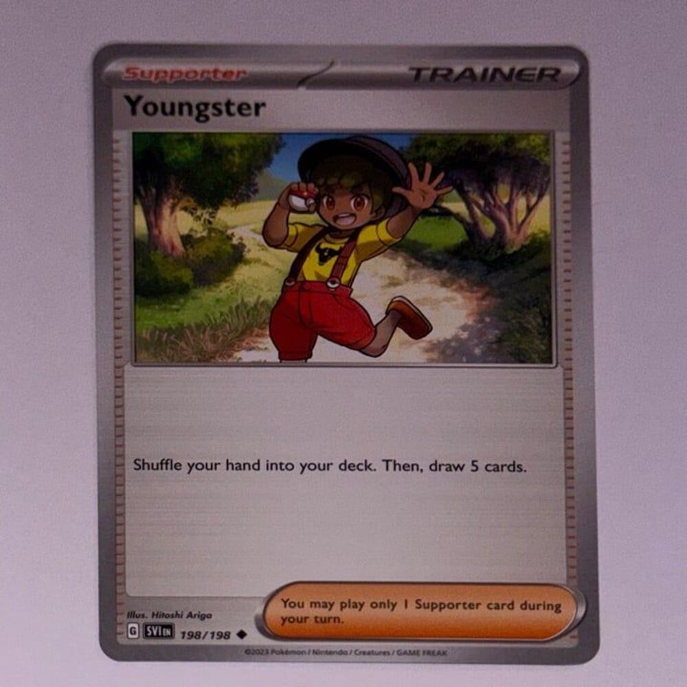 Pokémon Card: Youngster #198/198 (Pokemon Scarlet & Violet)